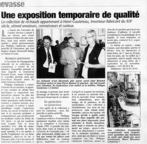 Articles de presse