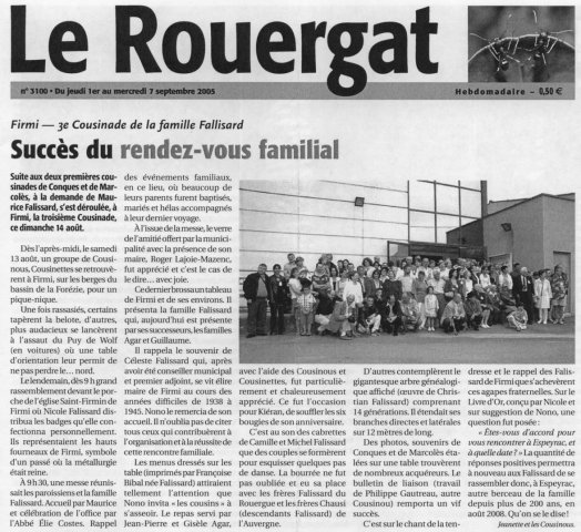 Articles de presse